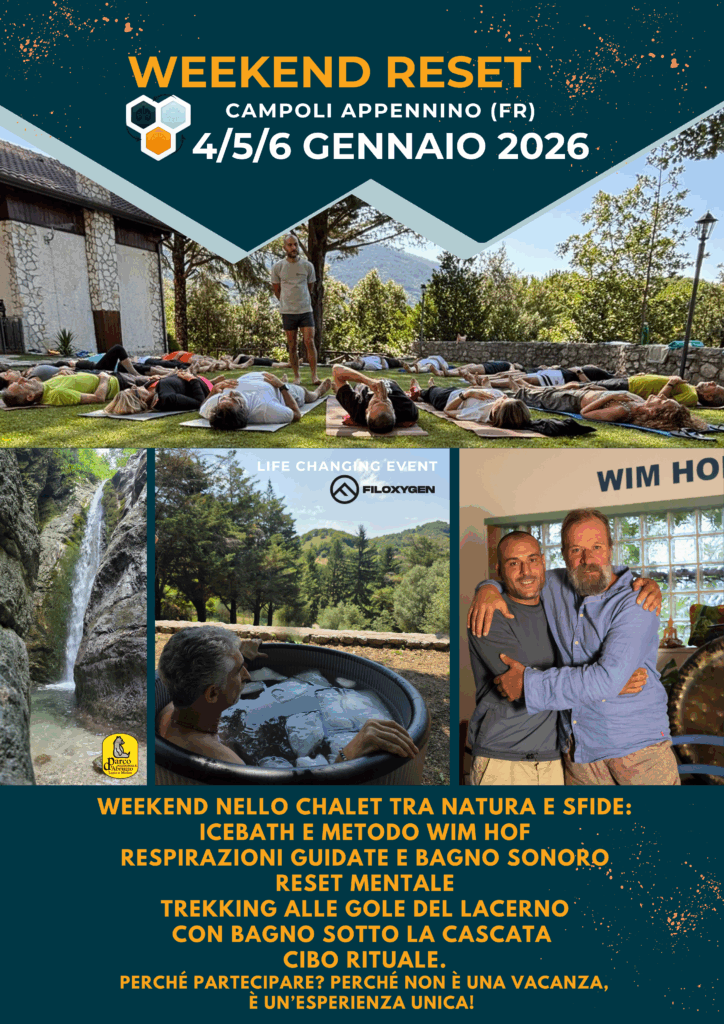 4/5/6 Gennaio 2026 "Weekend reset"